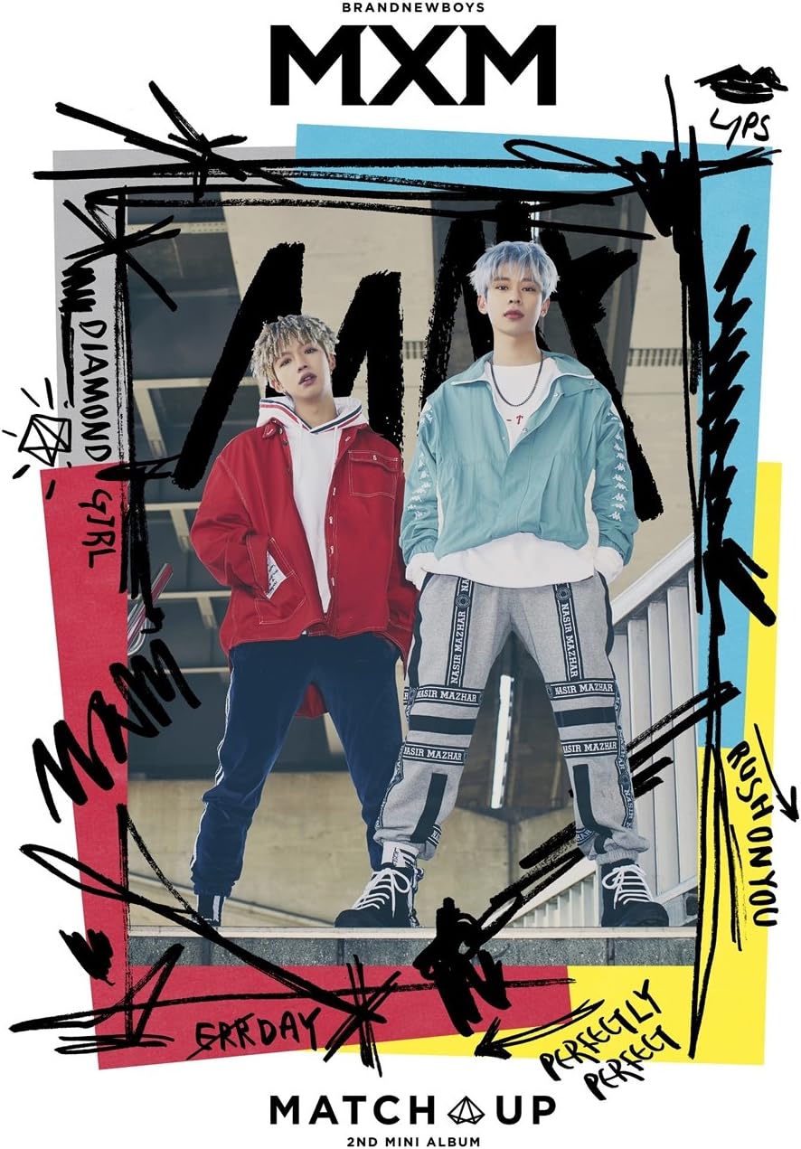 MXM BRANDNEWBOYS - MATCH UP [M ver.] (2nd Mini Album) CD+Photobook+On Pack Poster+2Photocards+Folded Poster