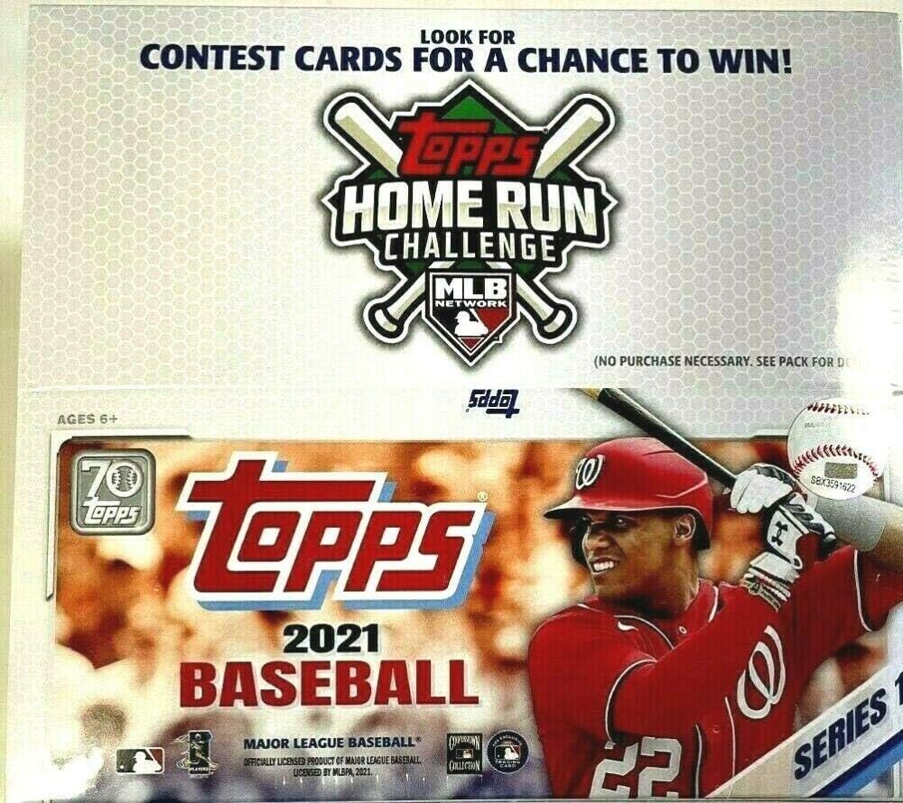 2021 Topps Series 1 Baseball Factory Sealed Retail Box 24 Packs of 16 Cards