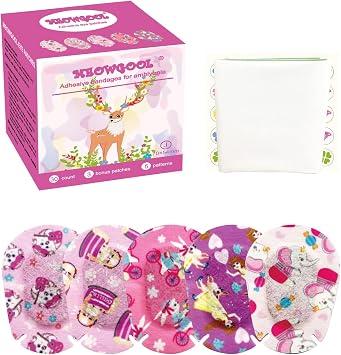 Adhesive Eye Patches for Little Girls, 33/bx, Jr Size 0-2yr