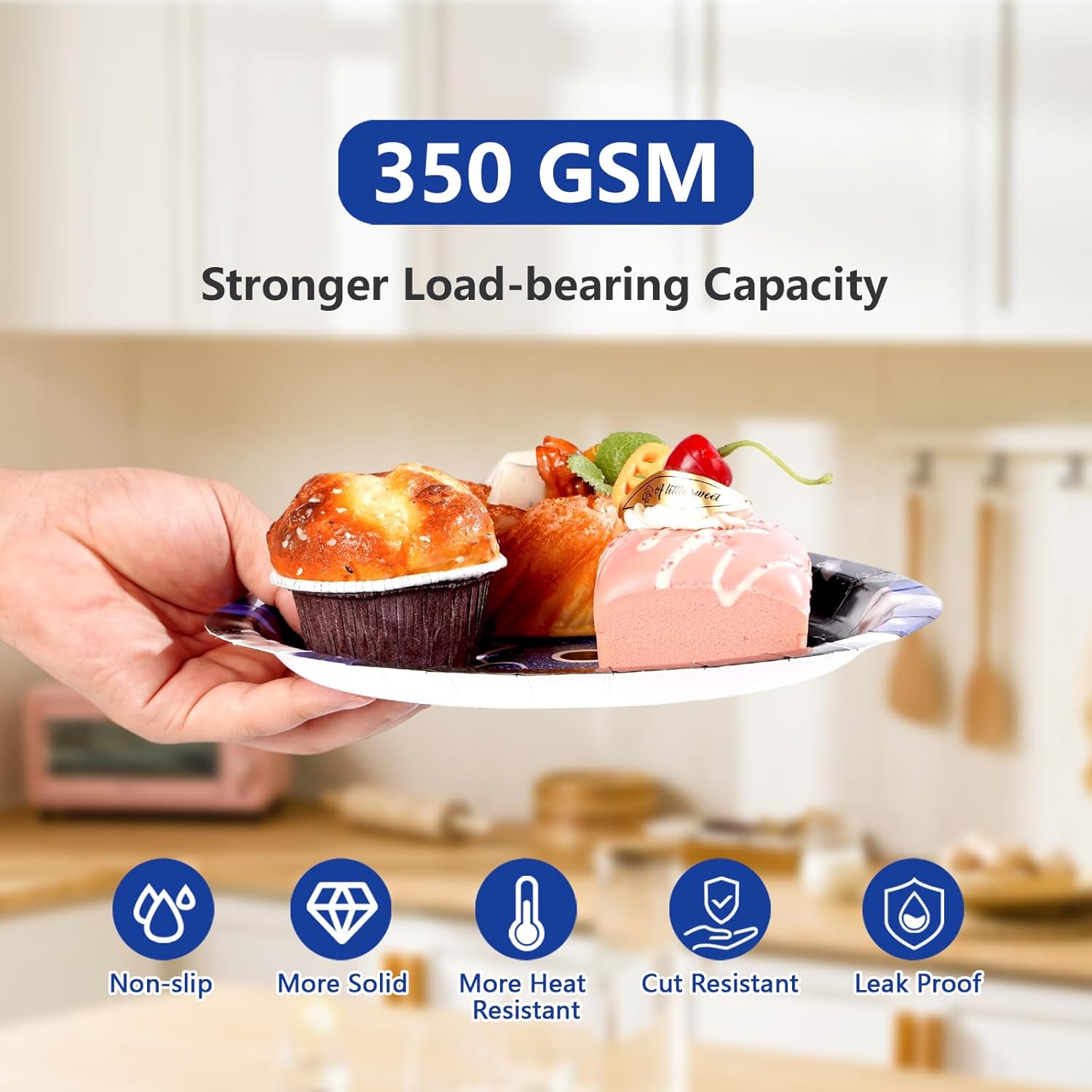 96 Pcs 16th Birthday Decorations for Boys Blue and Black Plates and Napkins Disposable Glitter It's My 16th Birthday Party Supplies for Boys Kids Teenager 16 Years Old Party Decor,Serves 24 - Image 5