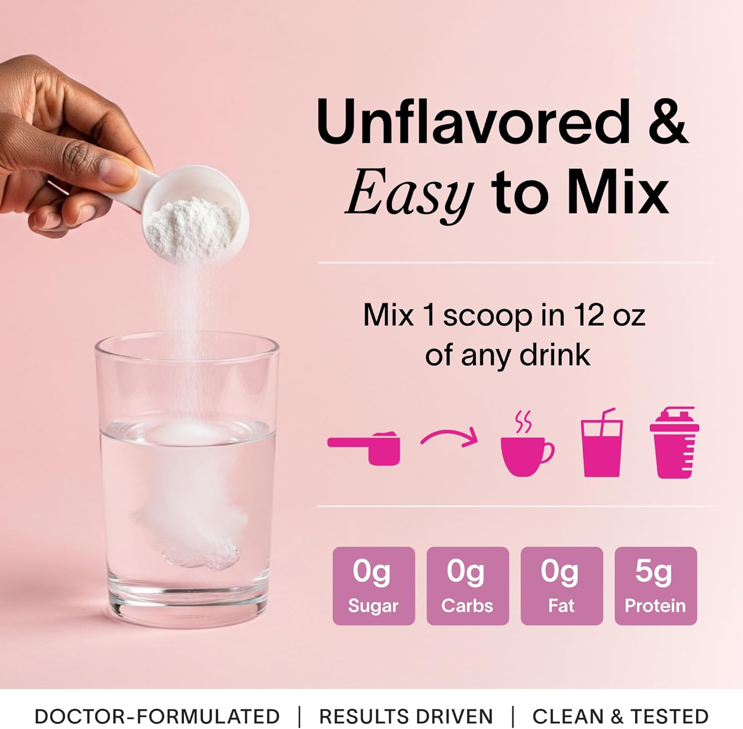 Ladywell Creatine Pearl Complex | 3-in-1 Formula for Women | Creatine Monohydrate, Collagen & Pearl Powder | Supports Energy, Skin Health, Mental Clarity, Metabolism & Lean Muscle | 30 Servings