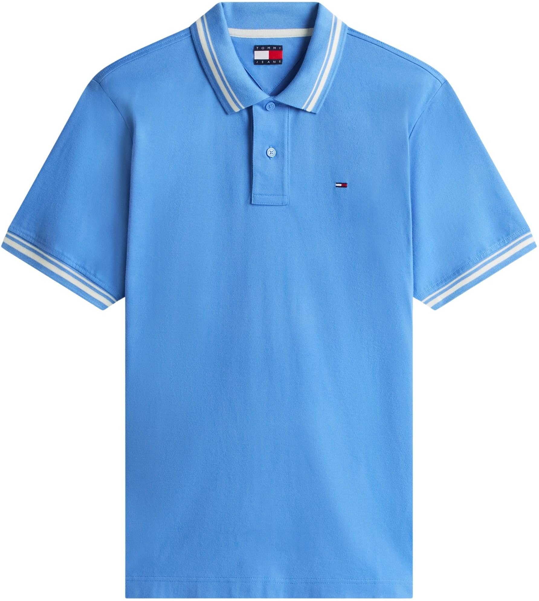 Tommy Jeans Herren TJM Reg Tipped Polo EXT Dm0dm22700 S/S Poloshirt (1er Pack)