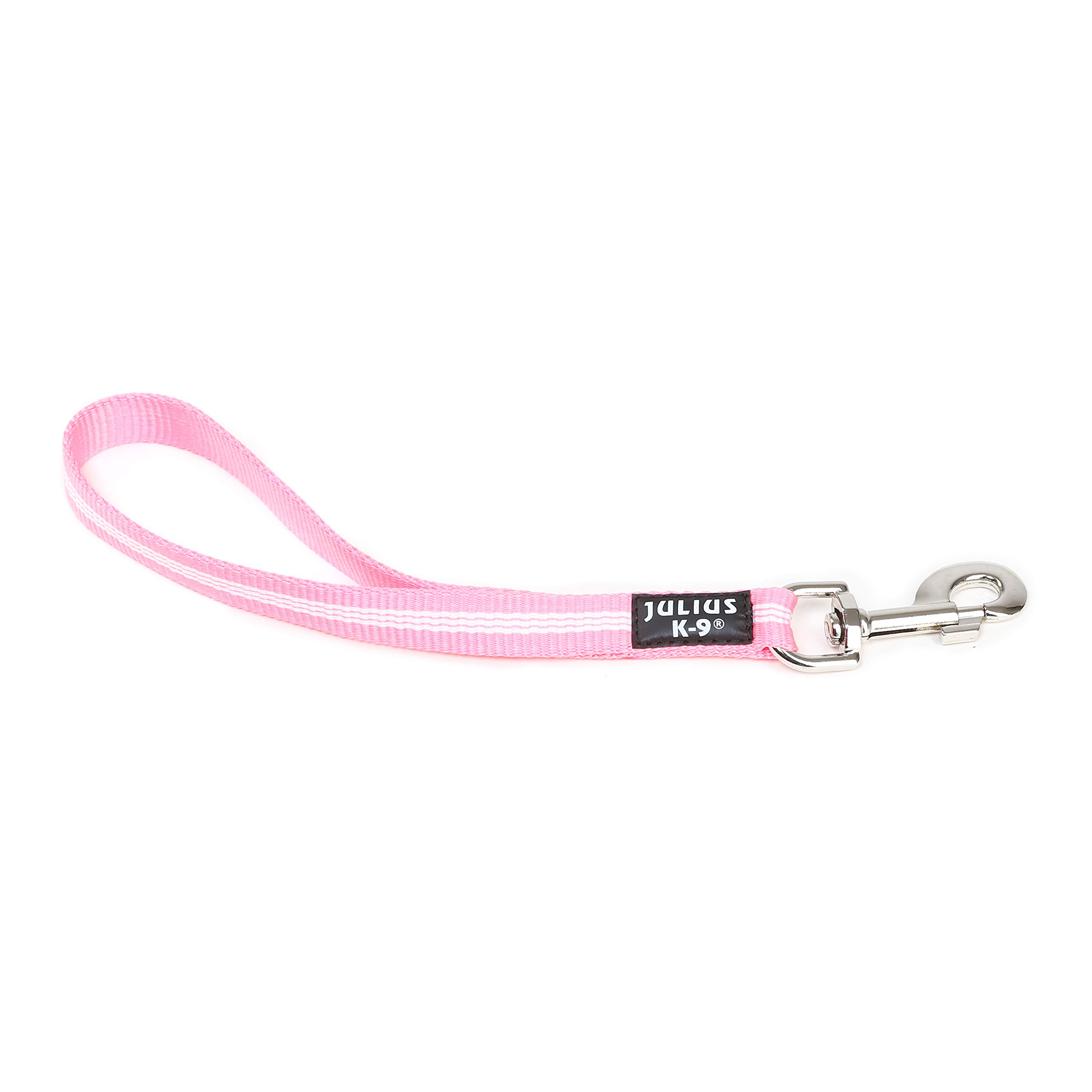 IDC Tubular Webbing Short Leash, 19 mm x 35 cm, Pink