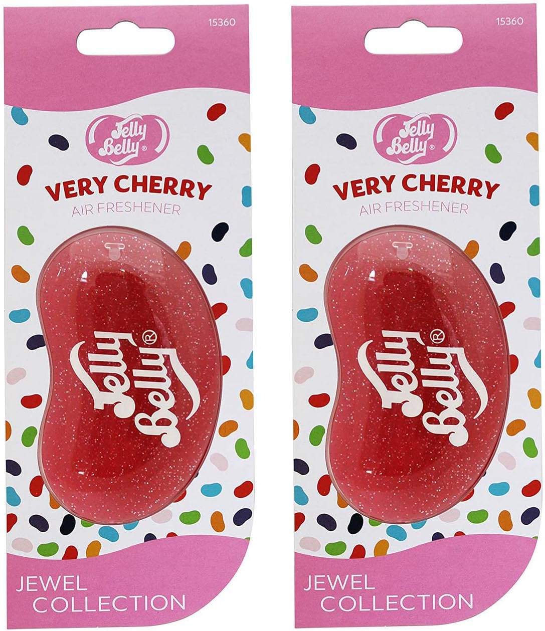 ゼリーベリーストロベリージャム 3Dジェル芳香剤ストッキングフィラー A1967 x 2。