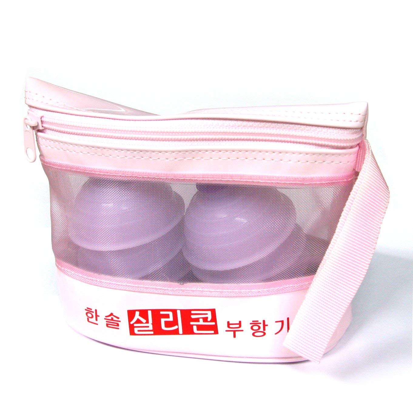 HansolOne Touch Silicon Cupping 10p Set with Pouch case Acupuncture Full Body Massage by Hansol