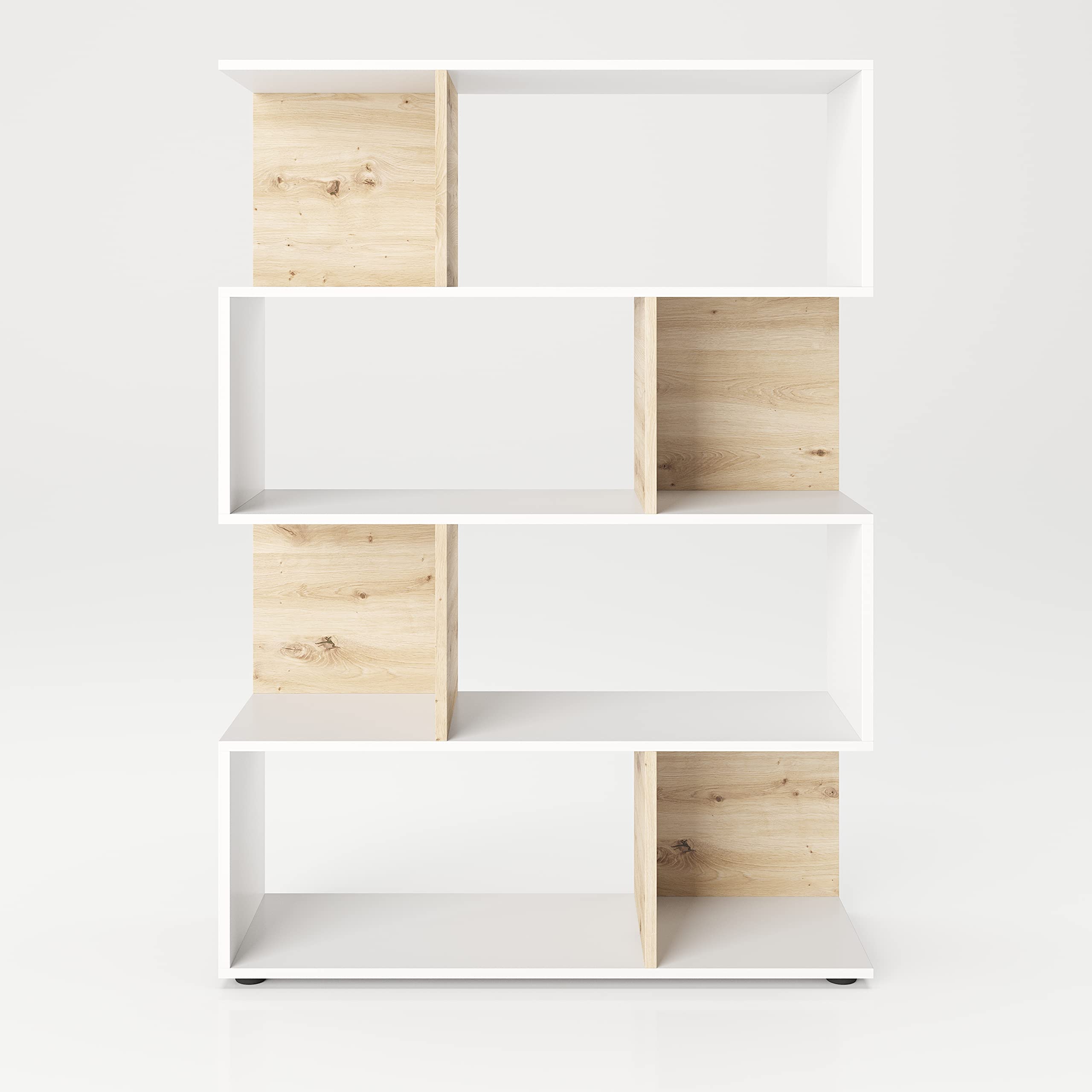 Phoenix Weiß, Artisan Eiche Safe Regal Shelfy Mit 8 Fächern, Artisan Eiche Mit Weiß