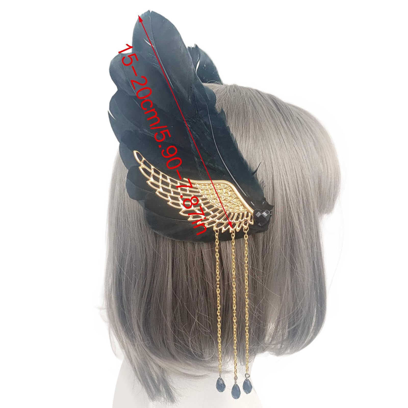 Angel Wings Feathers Tassel Hair Clips Angel main image 3