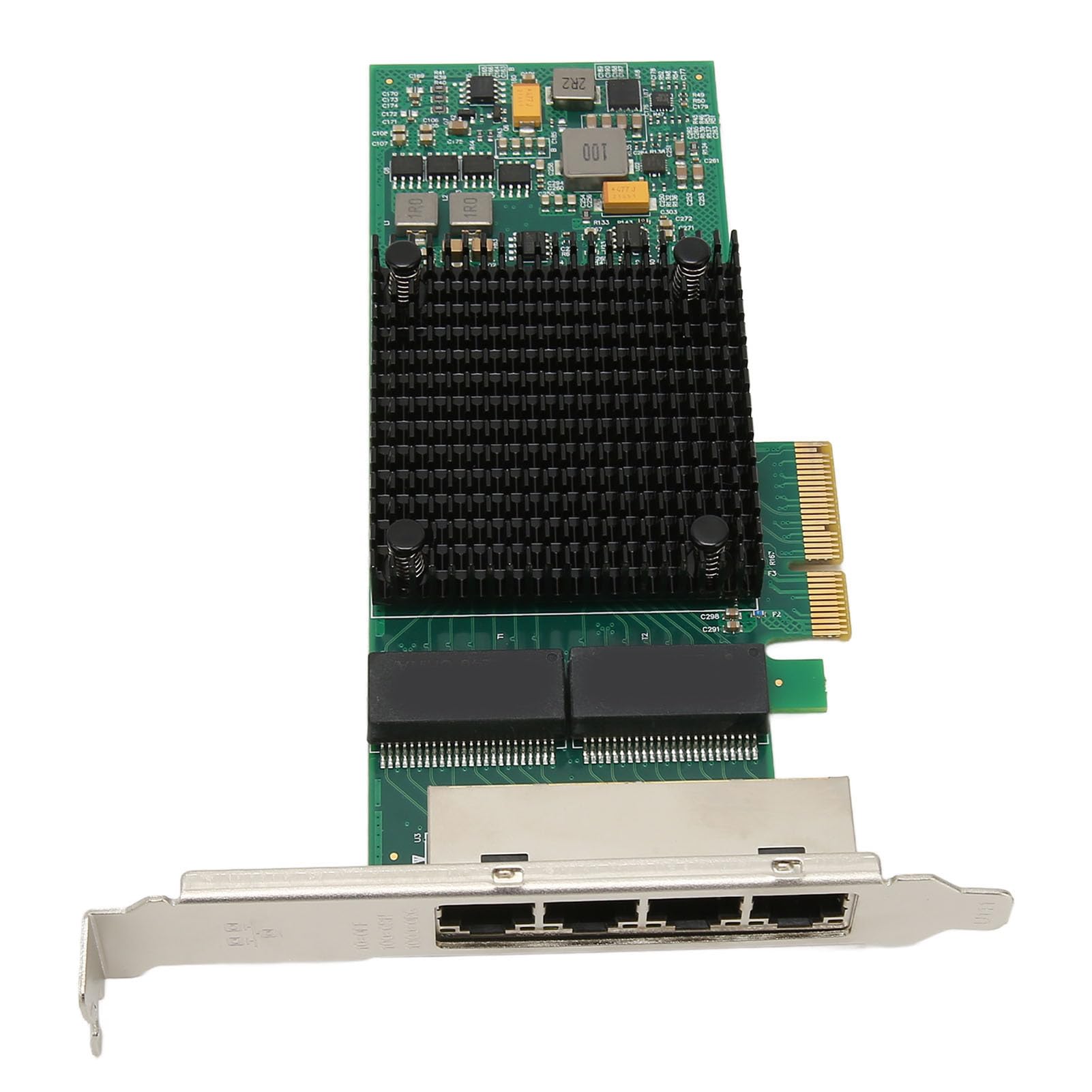 Carte Réseau Gigabit PCIe, Adaptateur de Serveur en Cuivre RJ45 4