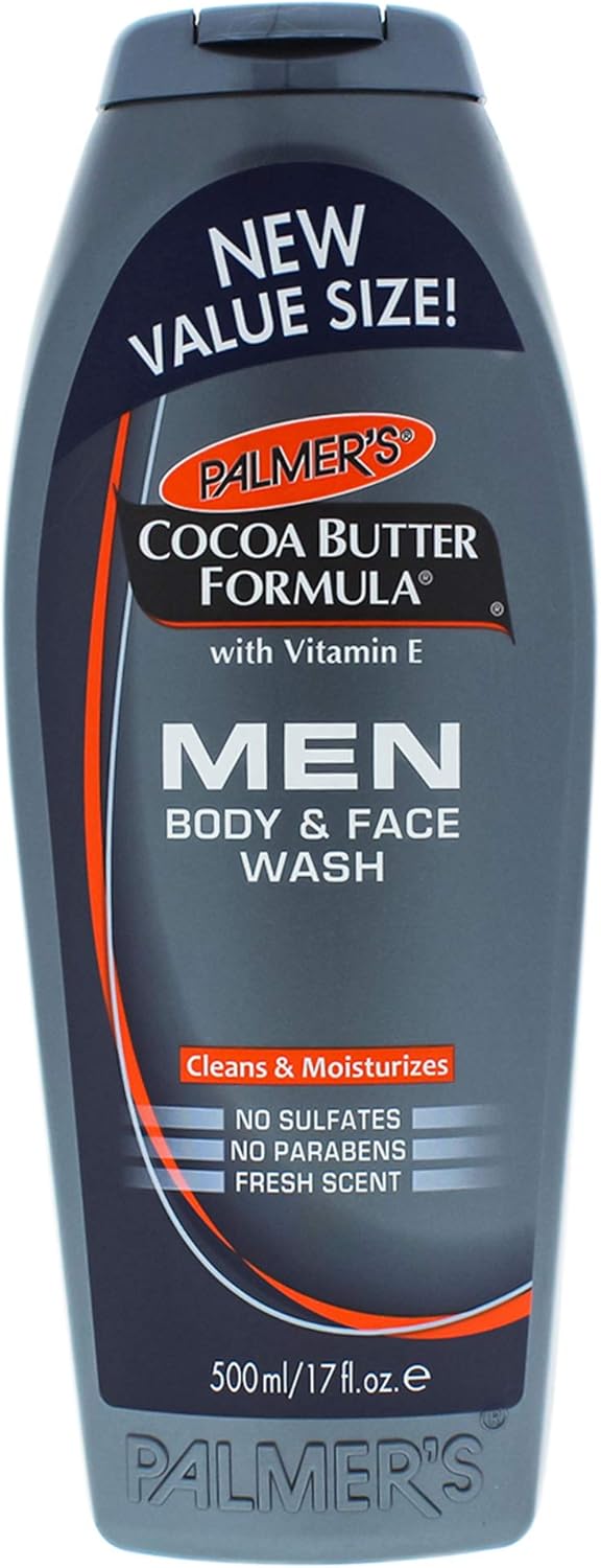Palmer's Cocoa Butter Men Body and Face Wash for Men, 17 Ounce Buy