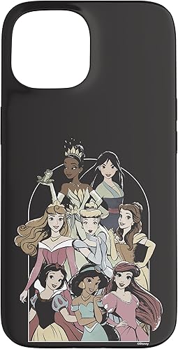 Miniatura 10 de Funda para iPhone 12 Pro Max de Disney Princesas Retratos de fondo negro