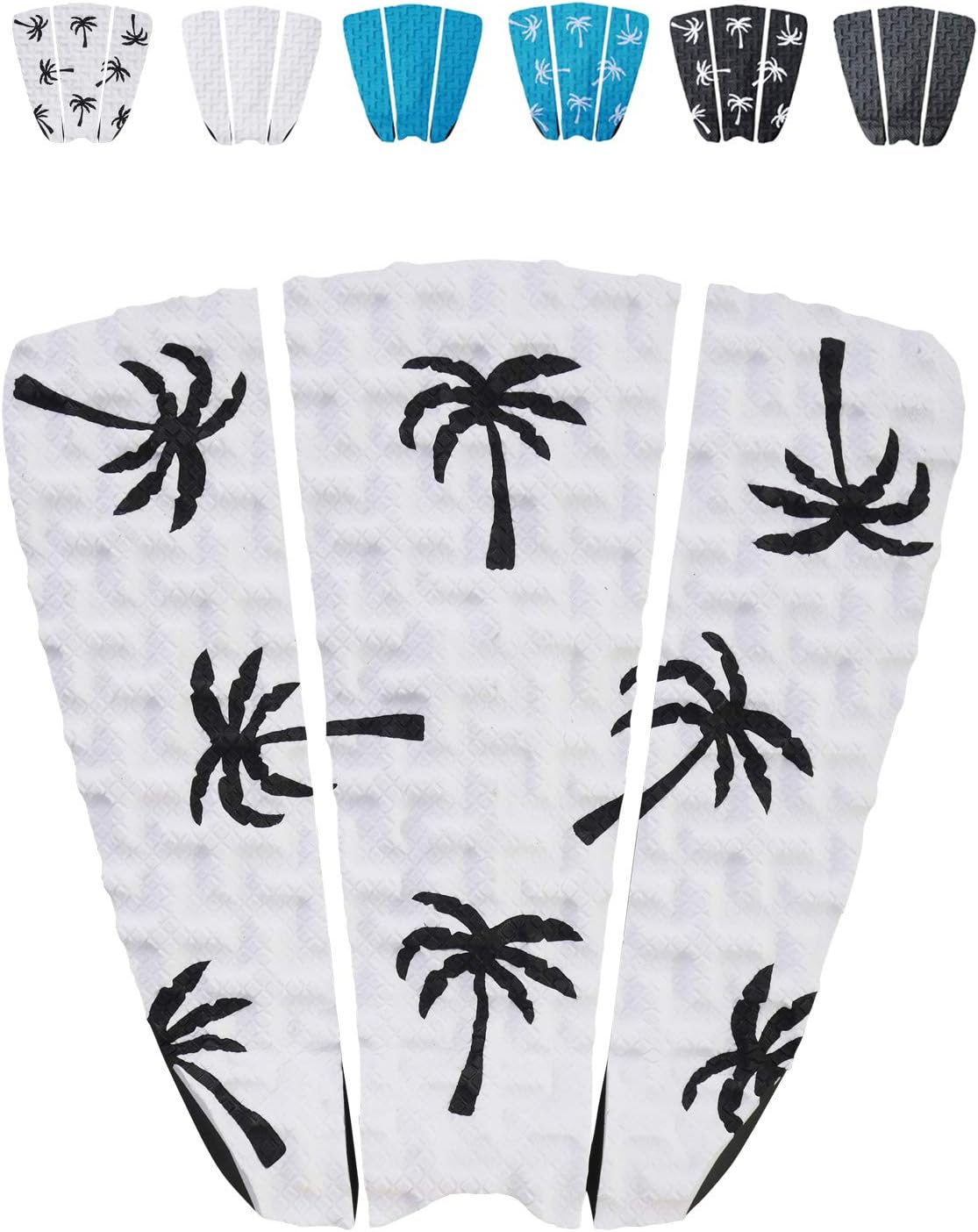 Ho Stevie! Premium Surfboard Traction Pad - Foot Won't Slip - 3 Piece, Full Size, Maximum Grip, Strongest 3M Adhesive