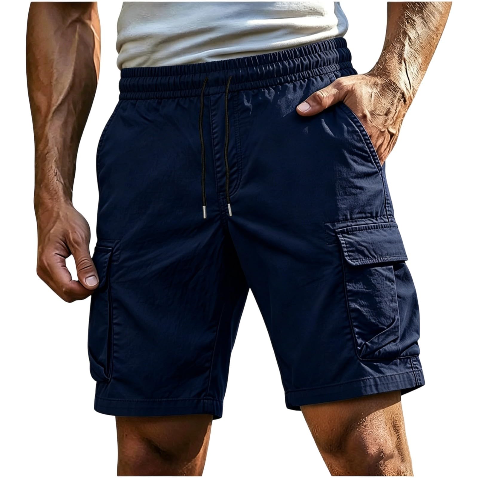 Short cargo homme été décontracté résistant et extensible - 6