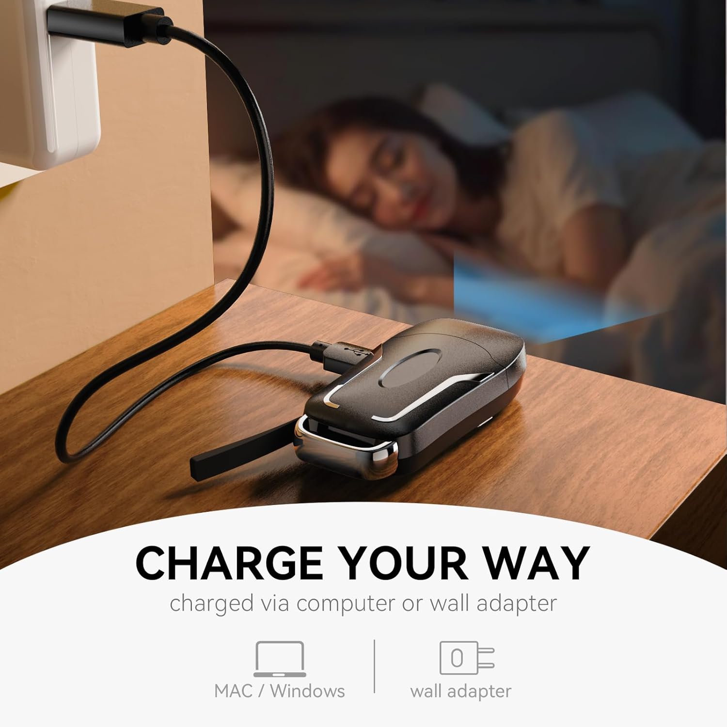 64G 1080P HD Nanny Cam for Home Security, Long Battery Key Fob Camera, Rechargeable Car Key Camera with Loop Recording,Portable Security Camera for Ourdoor Indoor, Easy to Use & Carry