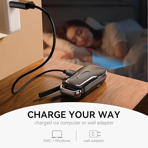 Miniatura 8 de Cámara de niñera 64G 1080P HD para seguridad del hogar, cámara de batería larga, cámara recargable para llave de automóvil con grabación en bucle,