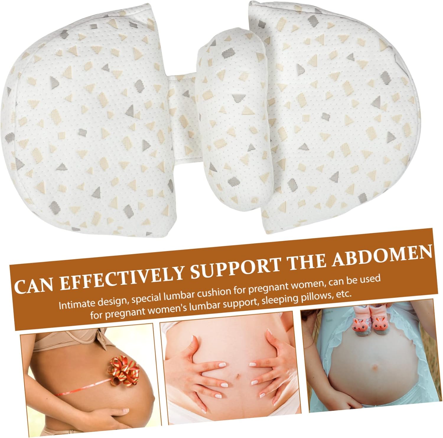 U-Shaped Pregnancy Pillow Maternity Pillow for Sleep for Pregnant Women Side Back Support Adjustable Lumbar Cushion for Back Pain Relief