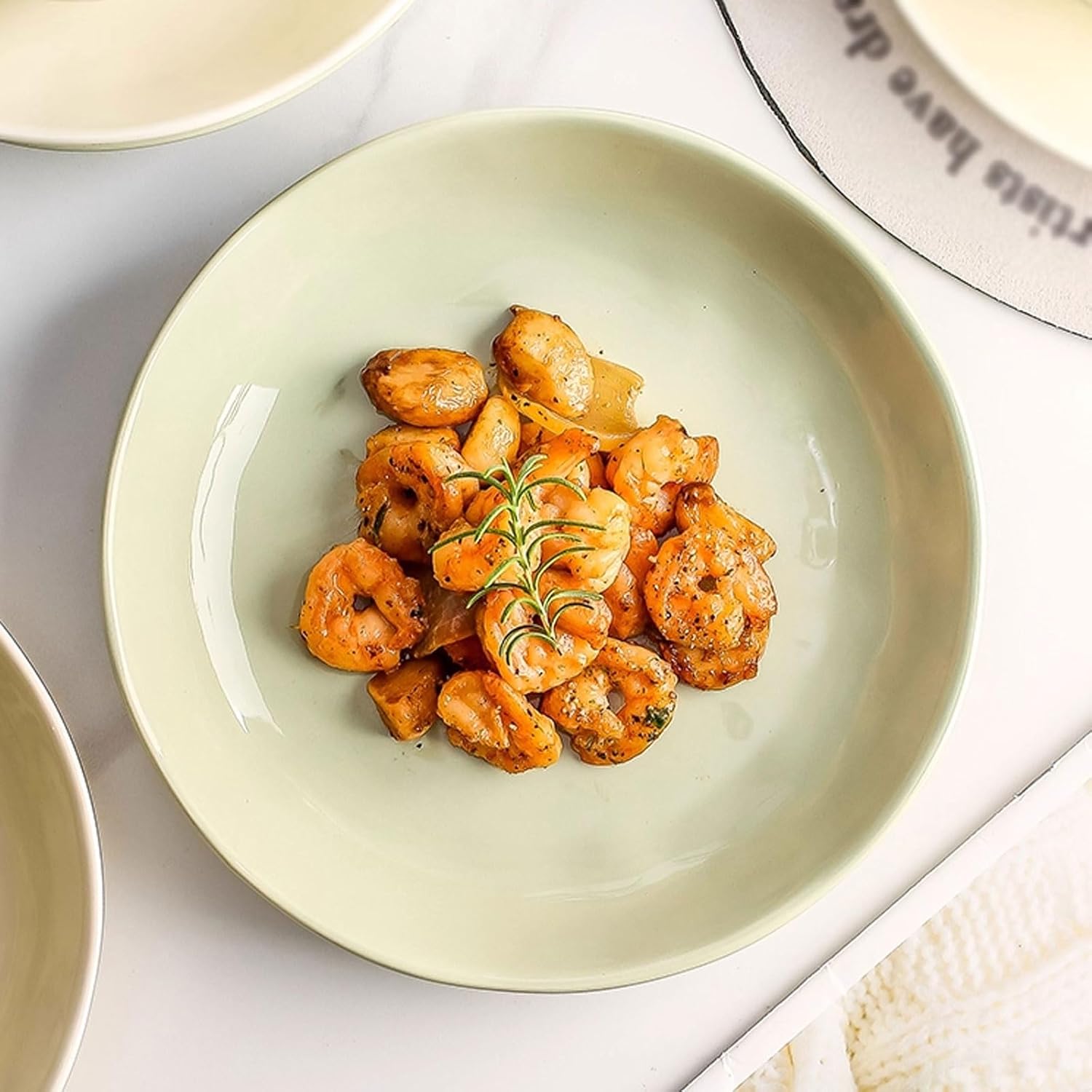 Bowl for Sauce Dessert and Snack Plates are Also Suitable for Holding Desserts Sauces Snacks and Seasonings