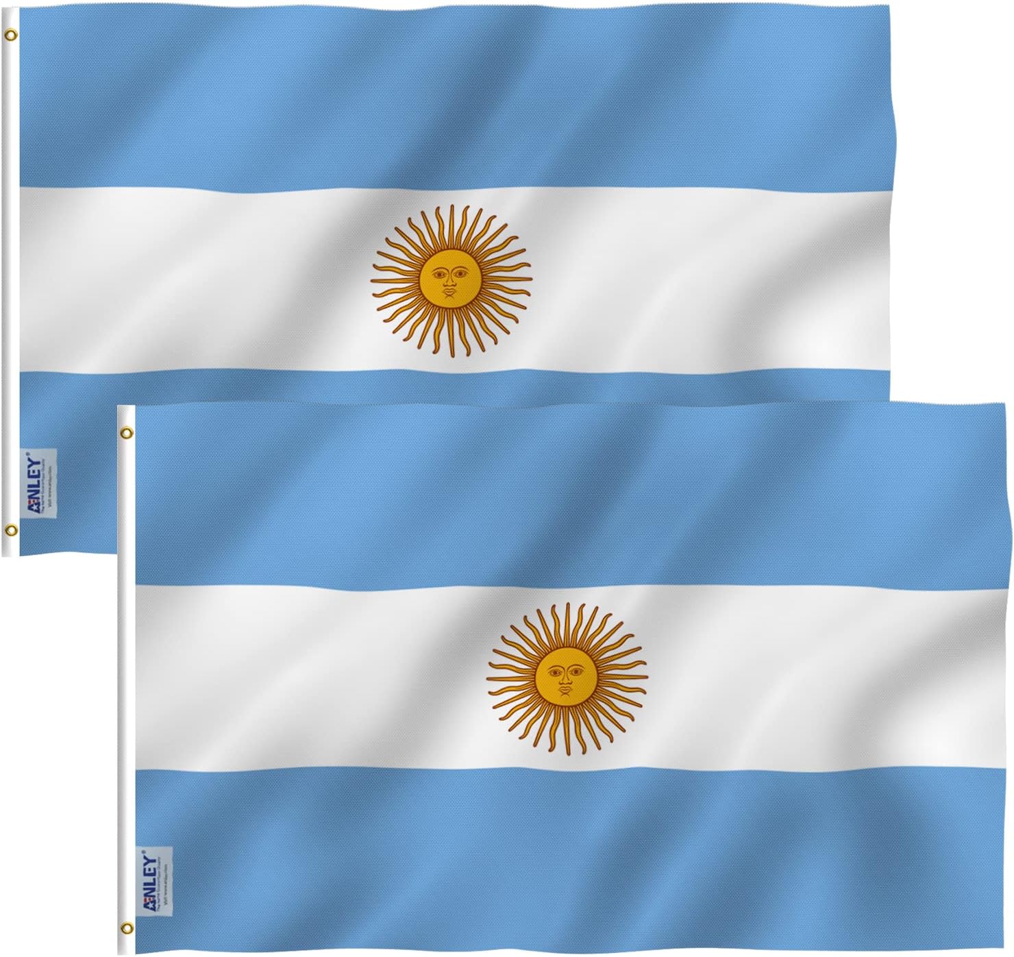 Eagle Force Bandiera Bianca Solida Anley Fly Breeze 3x5 Piedi - In Poliestere Leggero - Per Mostre, Eventi, Decorazione Bandiera Decorativa Semplice - Foto 5