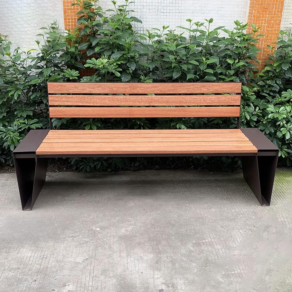 Patio Furniture Bench Park Chair Outdoor Stainless Steel Park Leisure Chair Outdoor Wrought Iron Seat Beach Chair Shopping Mall Rest Bench Outdoor Bench