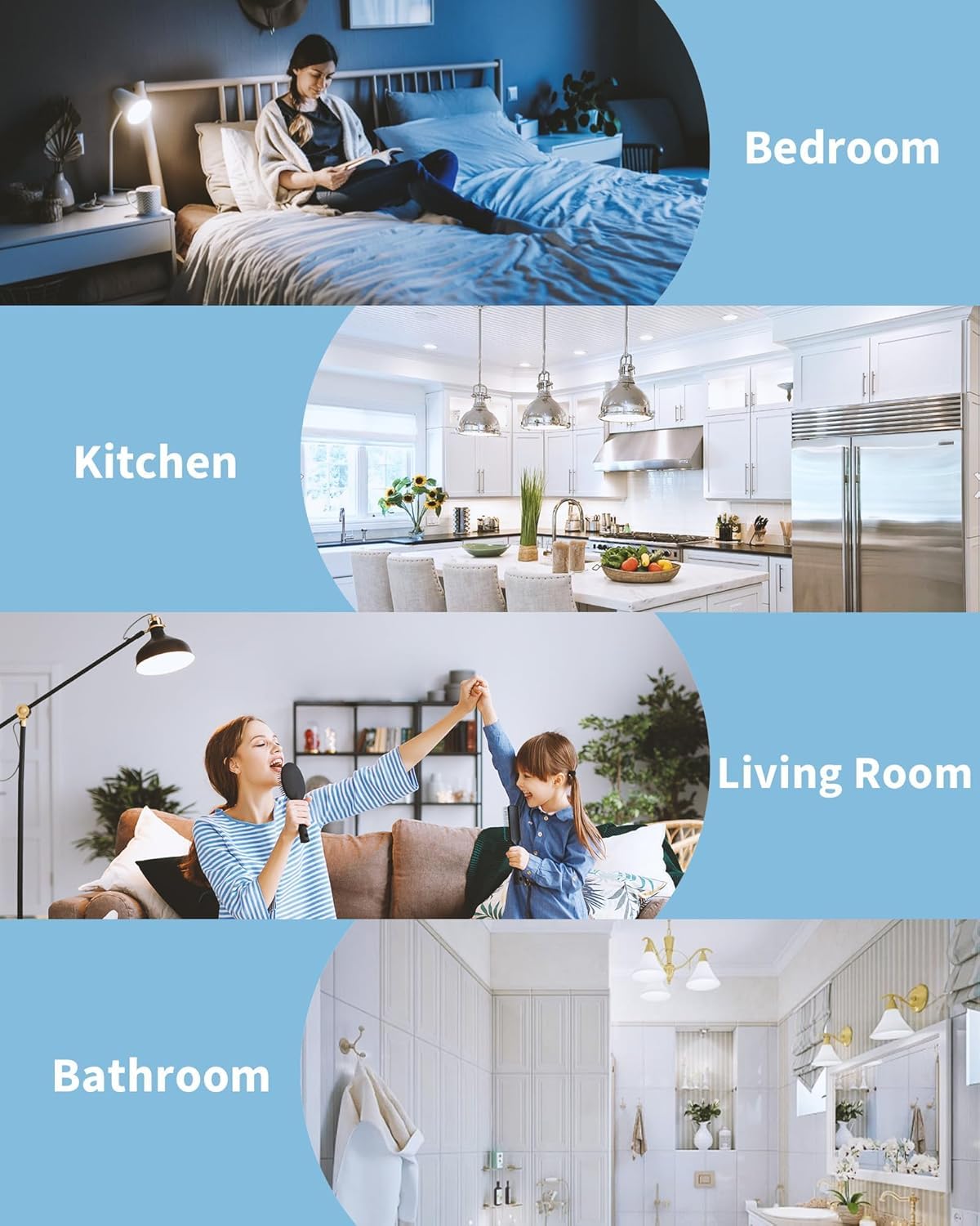 TJOY 12 Pack LED Light Bulbs 100 Watt Equivalent A19 5000K Daylight LED Bulb 15W Bright White Energy — view 8