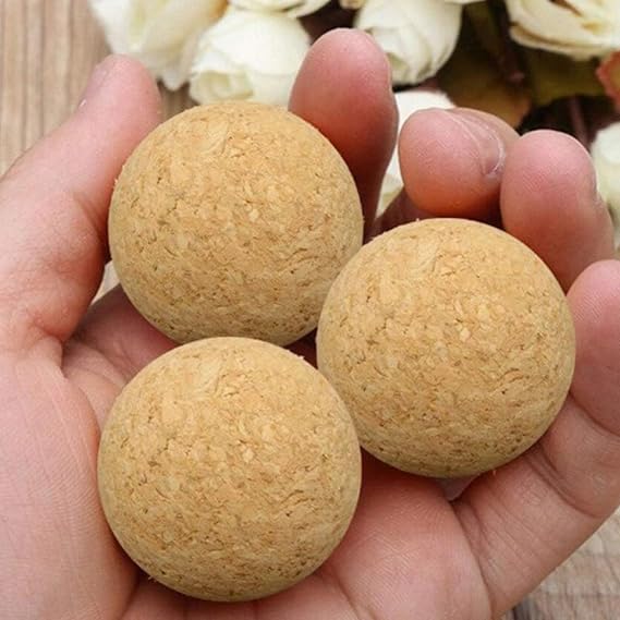 JYTDBCS 5-Piece Cork Table Football Set, Table Football Balls, Cork Balls, Giggle Balls
