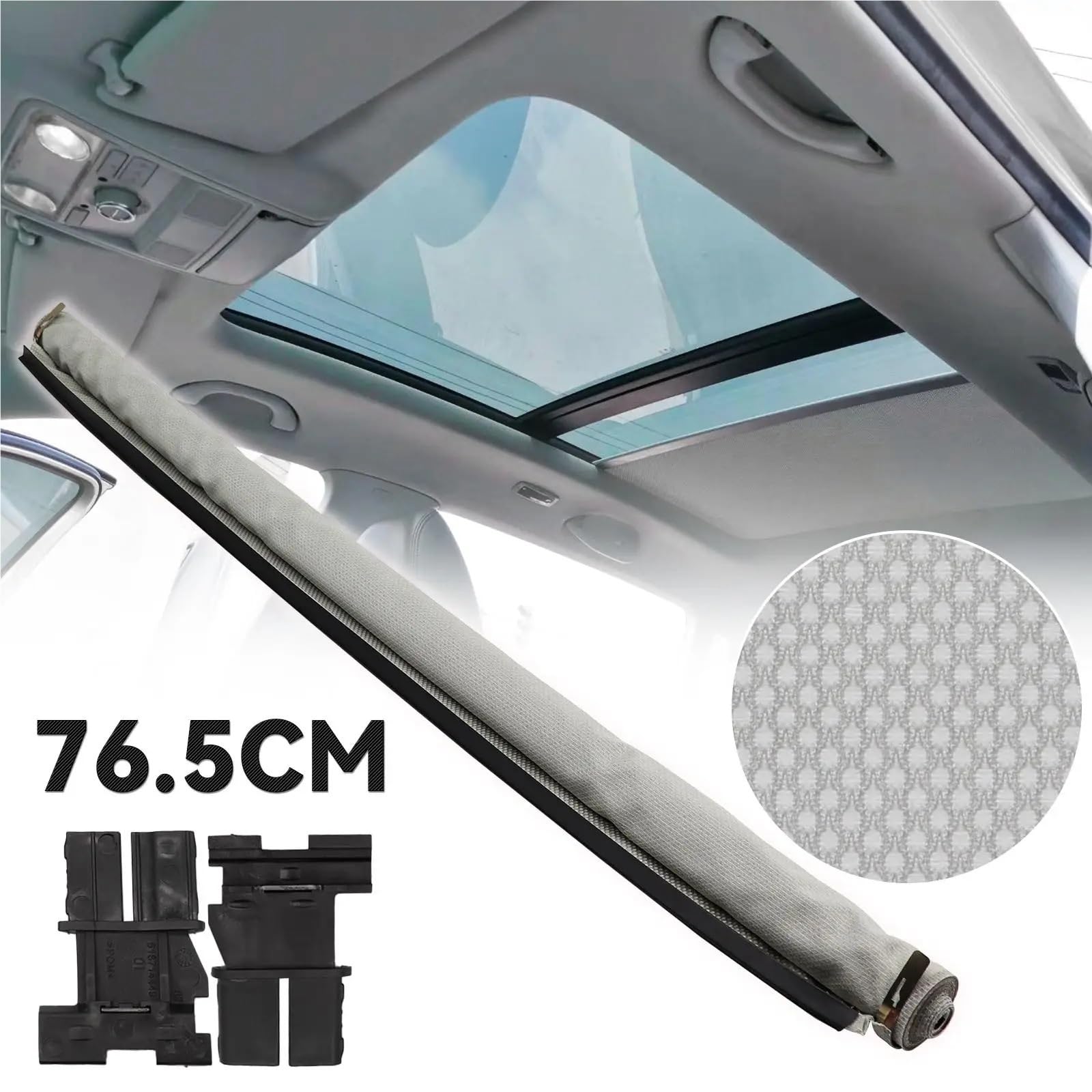 zasłony zaciemniające Pasuje do VW Tiguan Sharan Santana Golf Pasuje do AUDI Q5 Seat 1K9877307B Zasłona Skylight Shutter Szyberdach Osłona przeciwsłoneczna
