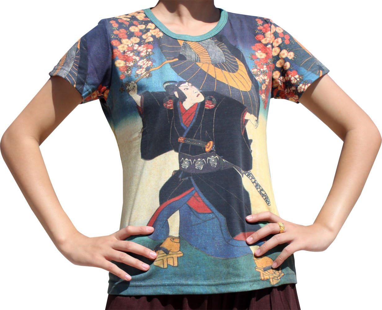 RaanPahMuang Ladies Artwork T-Shirt Salvador Dali Monet Gustav Klimt Vincent Van Gogh