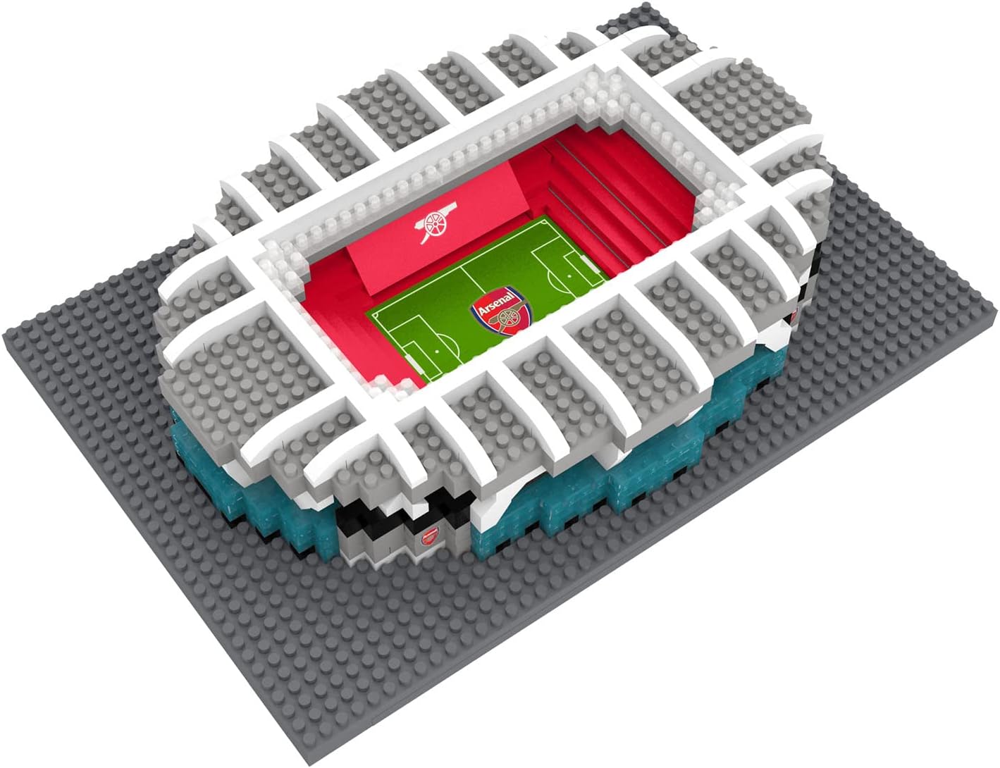 Officially Licensed Arsenal FC Emirates BRXLZ Mini Stadium 3D Bricks Construction Toy Model