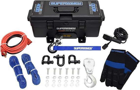 Winch2Go 4000lb Winch Steel Rope