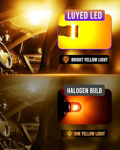 Miniatura 7 de LUYED 194 bombillas LED de color rojo brillante 168 2825 W5W T10 18-SMD 3014 chipsets LED sin polaridad bombillas de repuesto para cúpula de coche,