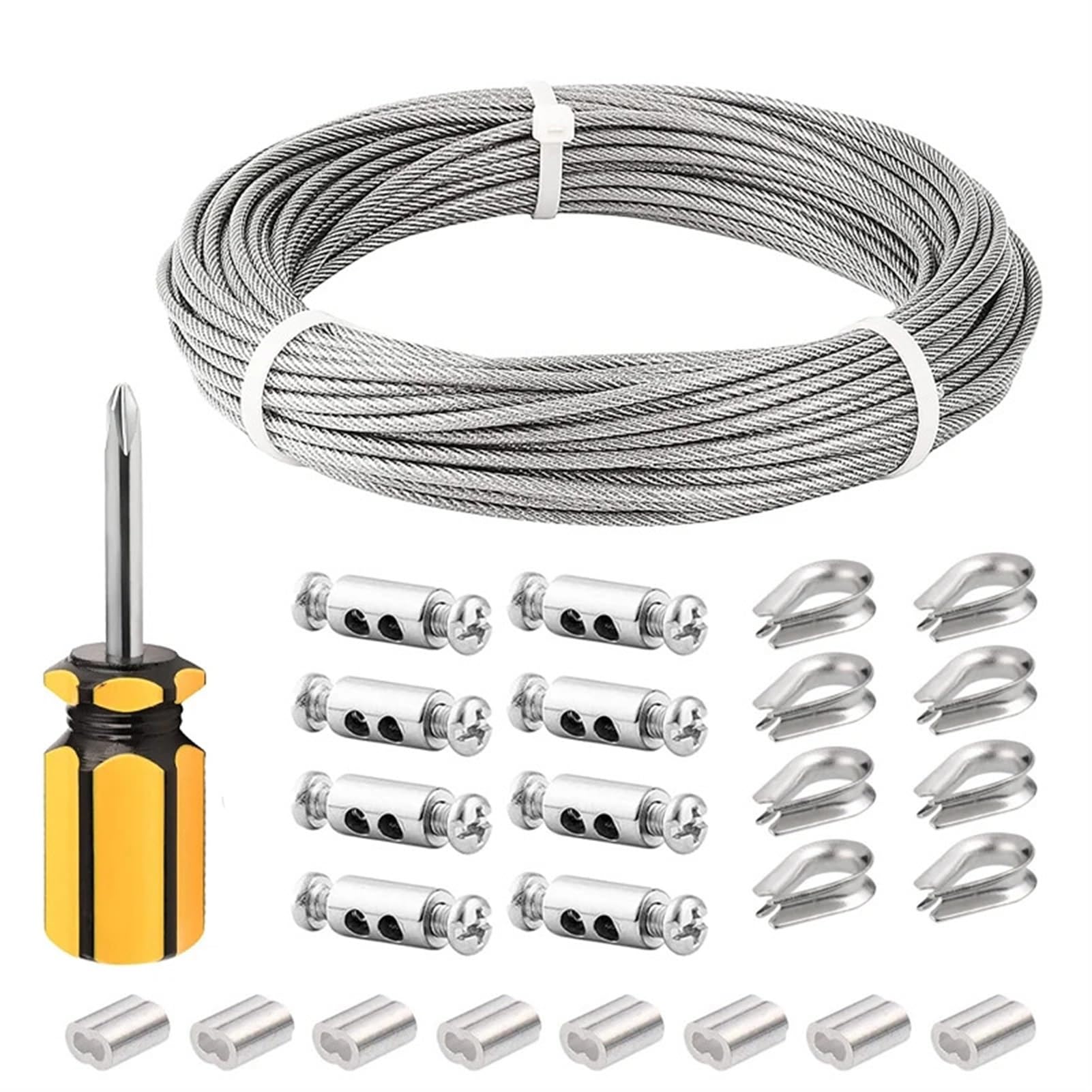 Alambre galvanizado de acero 3mm para barandillas y guías de exterior