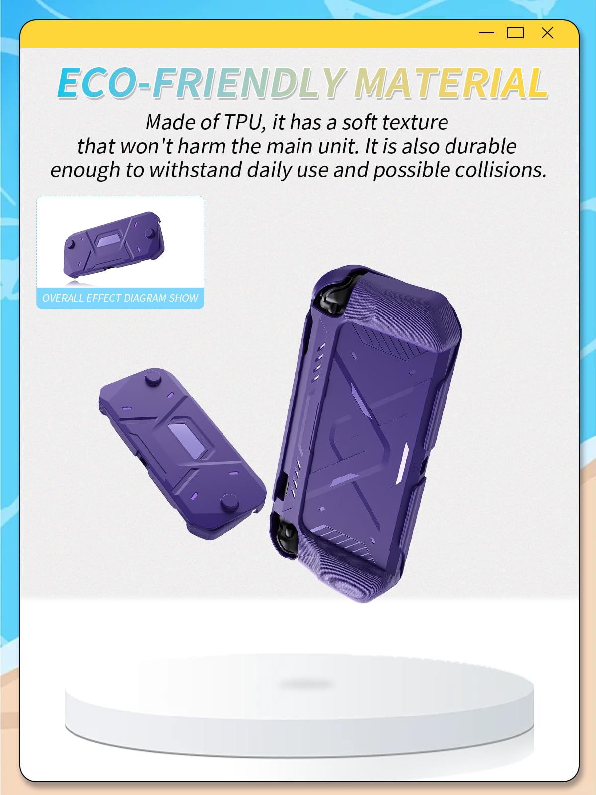 Cover per Nintendo Switch 2, custodia morbida in TPU e guscio rigido in PC per Switch2 con stile Mecha, protezione completa e design integrato, viola