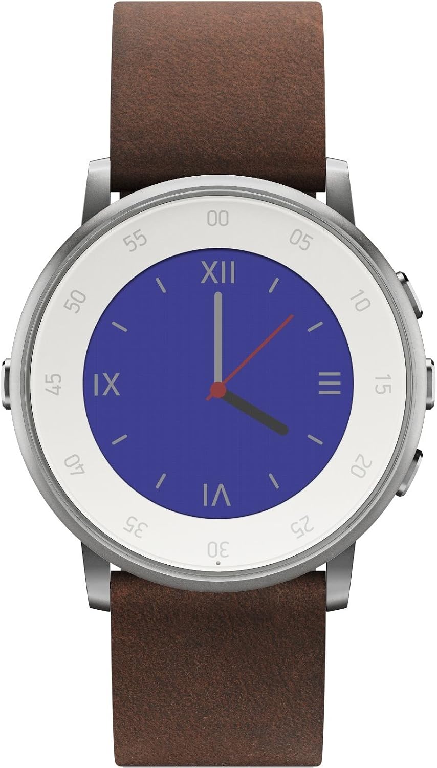 Pebble Time Round 20mm Smartwatch for Apple/Android Devices - Silver