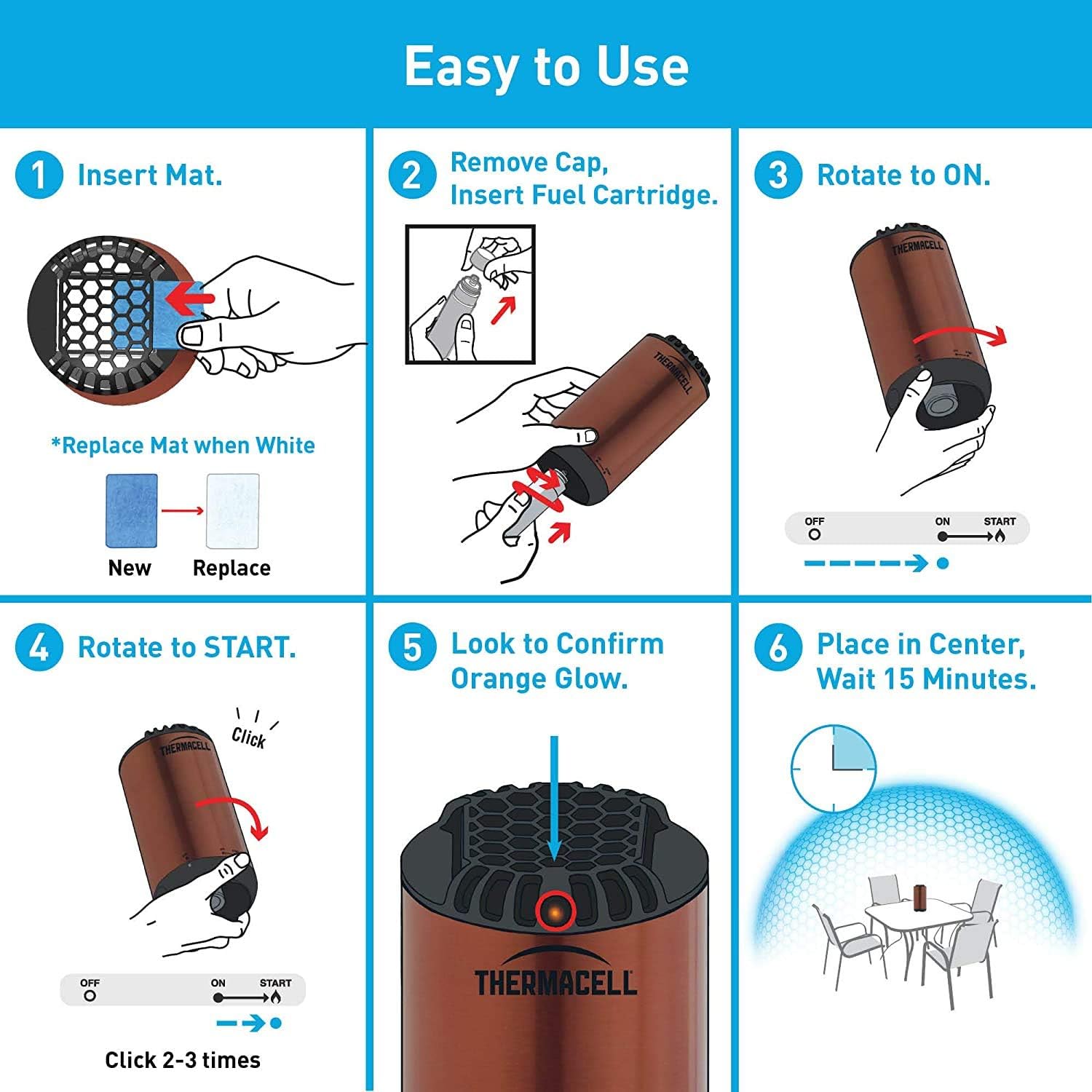 Thermacell Patio Shield Portable No Spray No Scent Ubuy Philippines