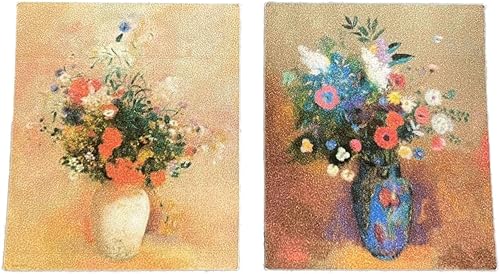 Casa de Muñecas Ramo de Flores Pintura Cuadros Miniatura Accesorio Eduardiano