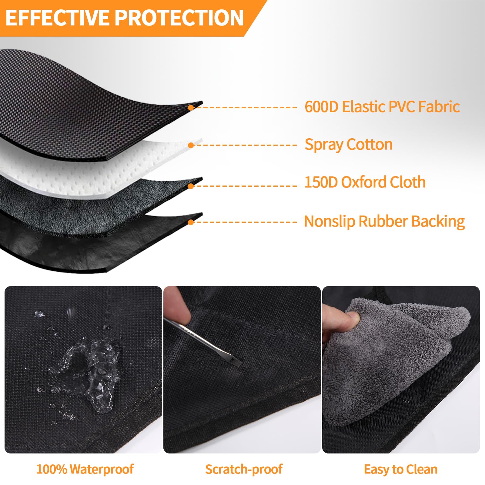 Forro de carga para perros compatible con Toyota Land Cruiser Prado 250 2024 2025, forro de carga para maletero de perro, impermeable, antisuciedad, tapete de asiento de perro, con protector