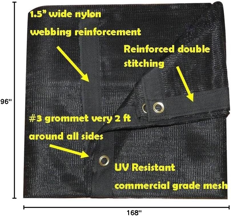 MP Heavy Duty Shade Net Tarp, 8 x 14-Feet