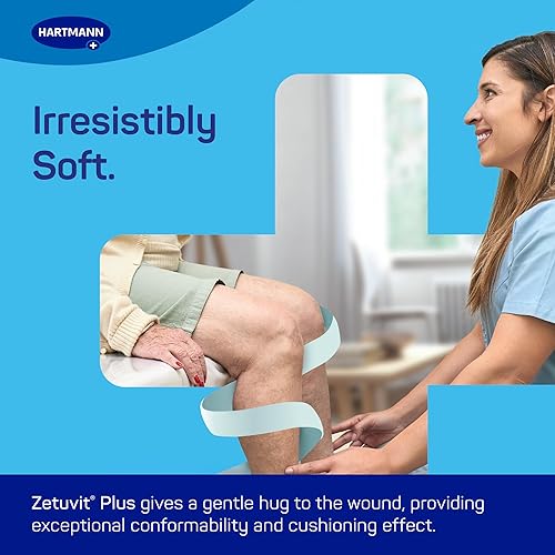 Miniatura 5 de Zetuvit Plus Apósito superabsorbente para heridas  Almohadillas estériles de alta absorción (no adhesivassin borde) para exudado moderado a pesado