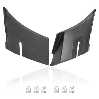Windshield Wiper Cowl End Compatible with Chevy Chevrolet Suburban/Tahoe/GMC Yukon/Cadillac Escalade 2007-2014 Accessories Parts Replaces 25820729 25820730