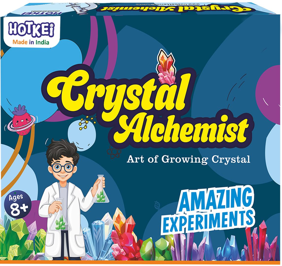 HOTKEI Crystal Growing Science Experiment Kit Games Birthday Gift Toys for Boys Girls Kids Age 8 9 10 12 14 15 Years Old DIY STEM Educational Learning Science Project Kit Box for Kids-picture-13