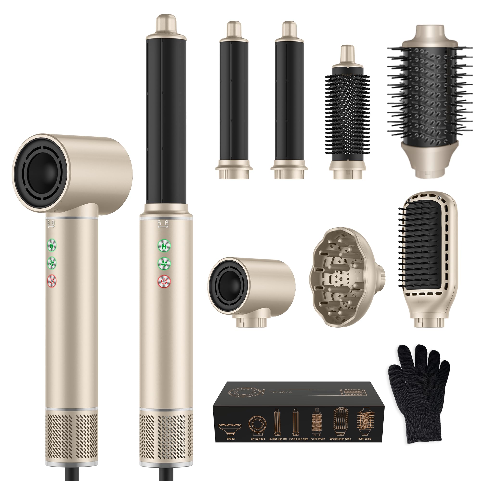 Air Styler 5 in 1 hair styler Haarstyler mit 110,000 RPM Haartrockner