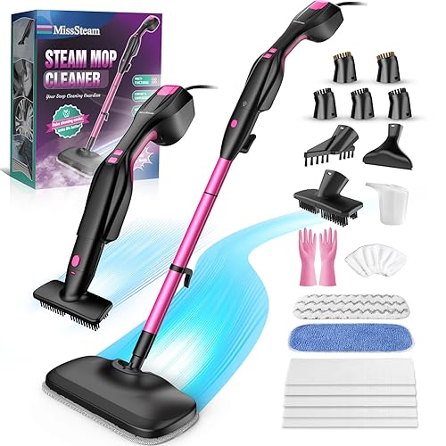Standable Safe & High Temp Steam Mop Cleaner for Deep
