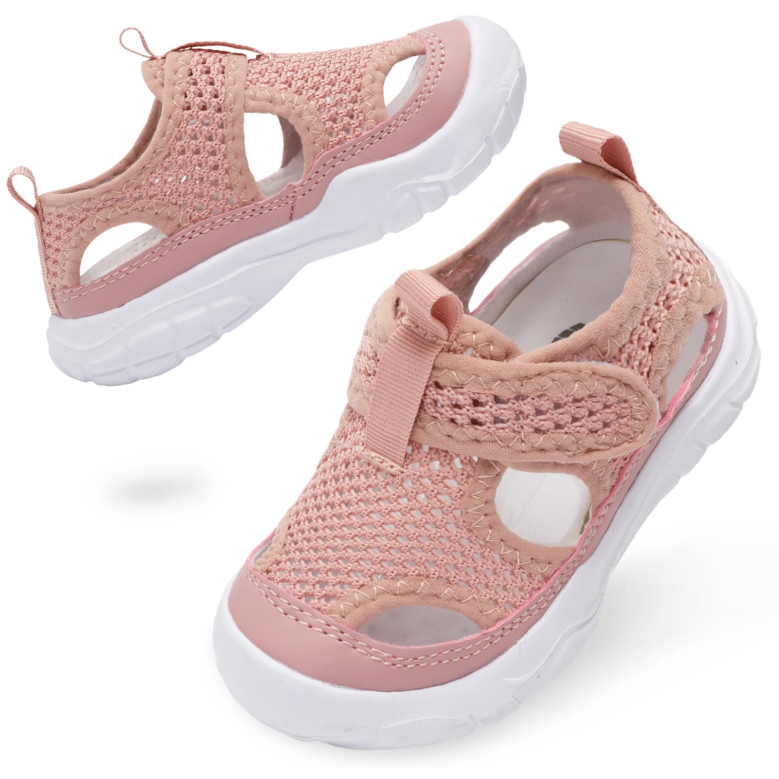 BARERUN Kids Water Shoes Boys Girls Barefoot Aqua Socks for Swim Surf Pool Beach Sport Lightweight Breathable Sandal Athletic Slip-On Sneaker for Toddler Outdoor Indoor