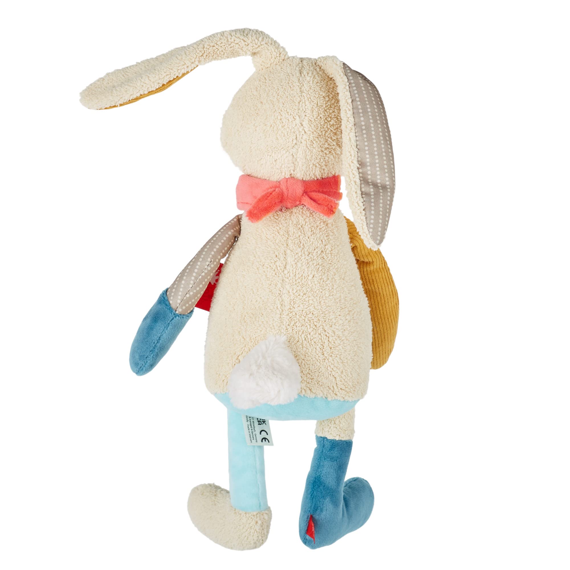 SIGIKID 42850 Knuffeldier, haas, patchwork, knuffeldier om te spelen en te knuffelen, van zachte materiaalmix, voor baby's en kinderen, jongens en meisjes van 0 maanden tot 8 jaar, meerkleurig, haas