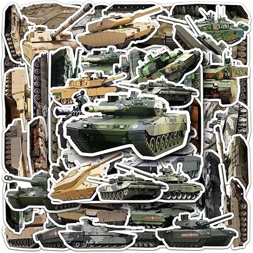 Adhesivos de tanque  50 piezas de adhesivos de vinilo impermeables para botellas de agua, bicicleta, laptop, refrigerador, equipaje, computadora,