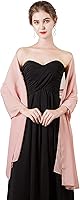 Vista 3 de Chales/mantones de gasa suave para vestidos, accesorios de mujer Rubor