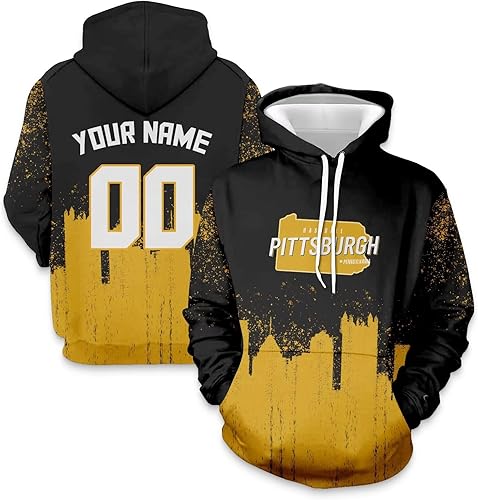 Miniatura 5 de Custom Baseball City Hoodies City Map Graffiti Baseball Fans Sweatshirt for Men Women Youth Add Your Name and Number
