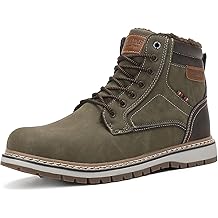 Bottes de neige pour hommes Bottes d'hiver chaudes Chaussures d'ext&eacute;rieur doubl&eacute;es de fourrure antid&eacute;rapante