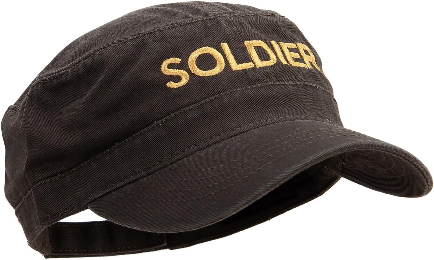 US Soldier Embroidered Garment Washed Adjustable Army Cap