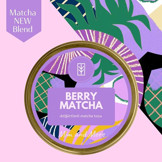 Mim and More Berry Matcha - Blackberry Matcha