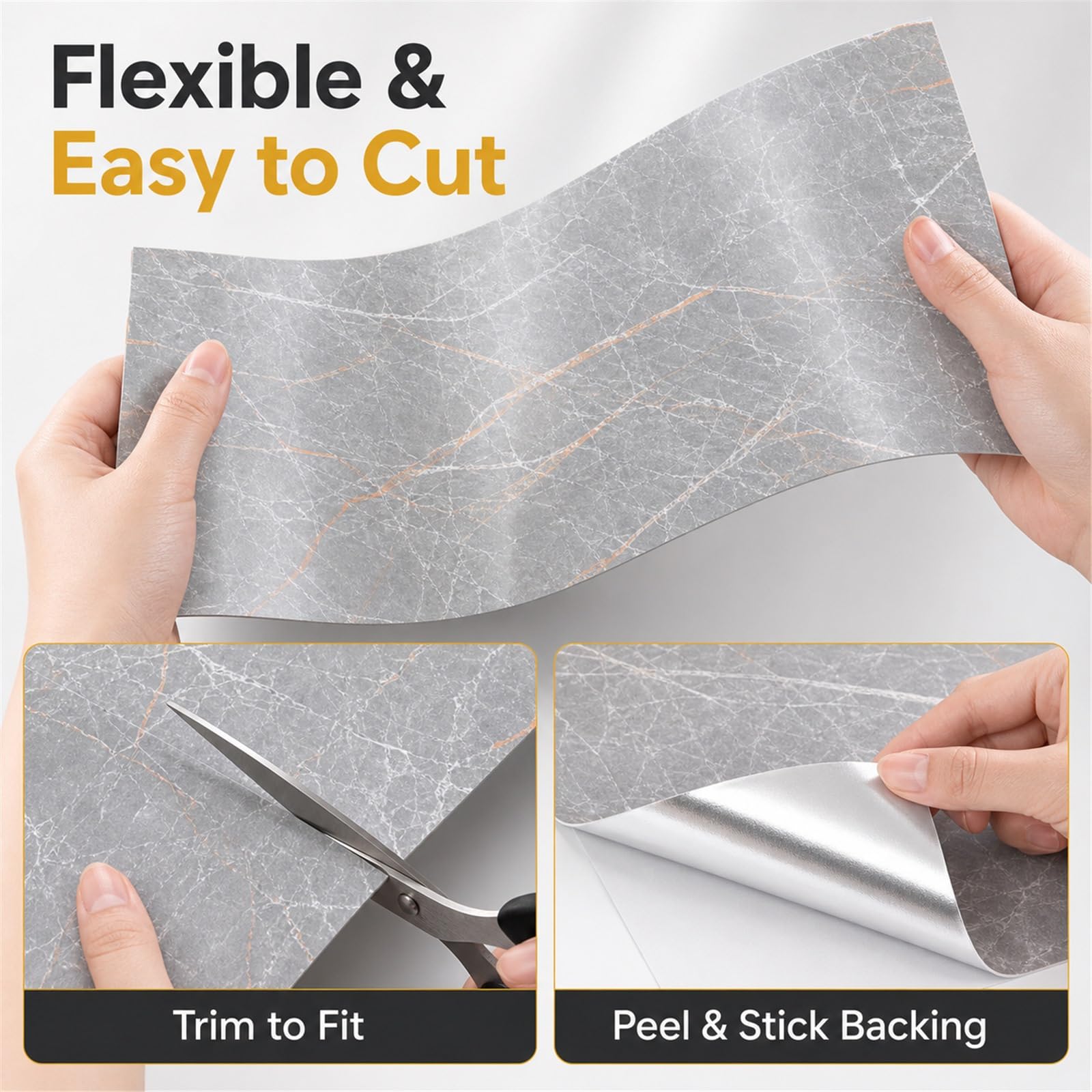 Vinilo Adhesivo Decorativo Efecto MáRmol,Autoadhesivo Impermeable Decorativo para Cocina Marmol,No Se Despega FáCilmente,para Mesas,Encimeras,Muebles Y Superficies Lisas